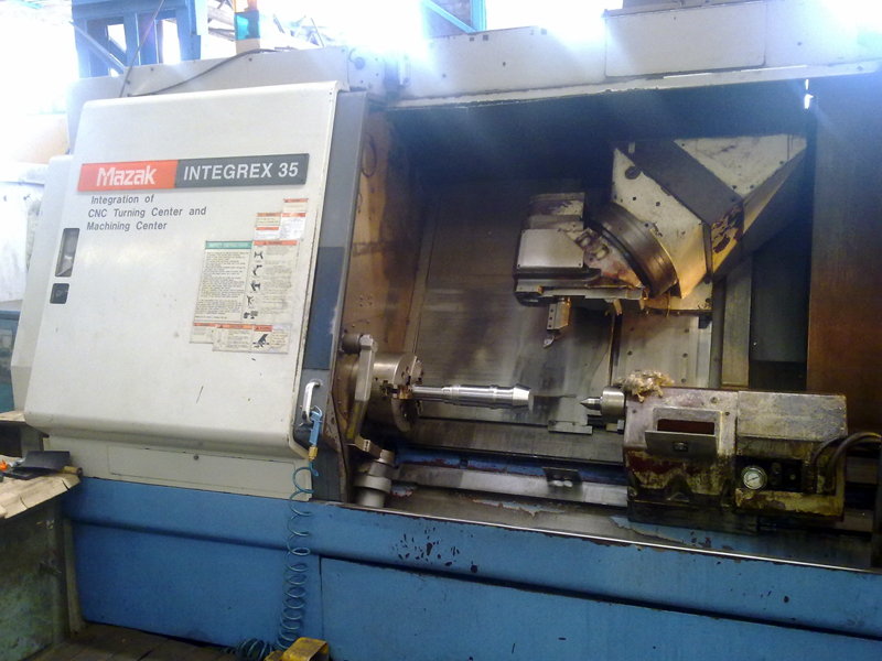 Turn – Mill Center (Make: MAZAK, Model : INTEGREX 35)Max swing : 575mm, Swing over Cross : 470 mm,Center Distance : 1500 mm, Chuck Size: 300 mm